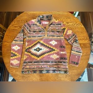 Simply Southern Fleece Long Sleeve Pullover Jacket Size Medium